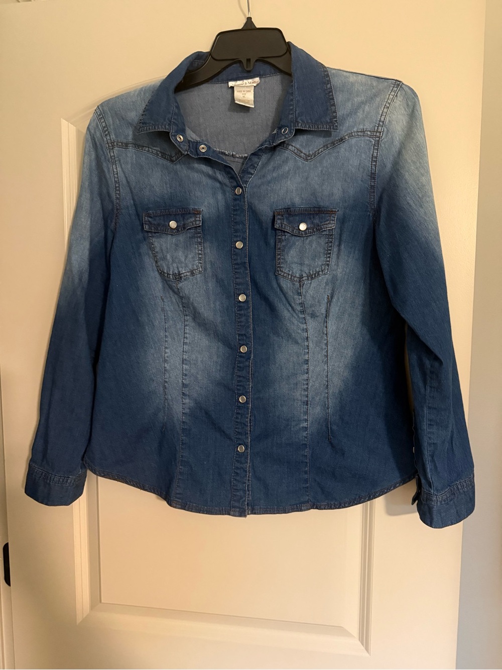 Monroe & Main Medium Blue Denim Shirt